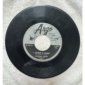 1957 Argo Records 45 RPM Clarence “Frogman" Henry “It Won't Be Long”